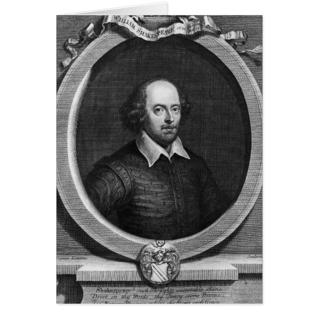 Porträt von William Shakespeare 1719 (Vorne)