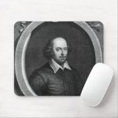 Porträt von William Shakespeare 1719 Mousepad (Mit Mouse)
