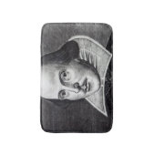 Porträt von William Shakespeare Badematte (Vorderseite Vertikal)