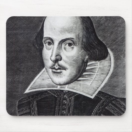 Porträt von William Shakespeare Mousepad (Vorne)