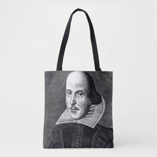 Porträt von William Shakespeare Tasche (Vorderseite)