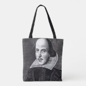 Porträt von William Shakespeare Tasche (Rückseite)