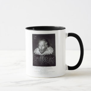 Porträt von William Shakespeare Tasse