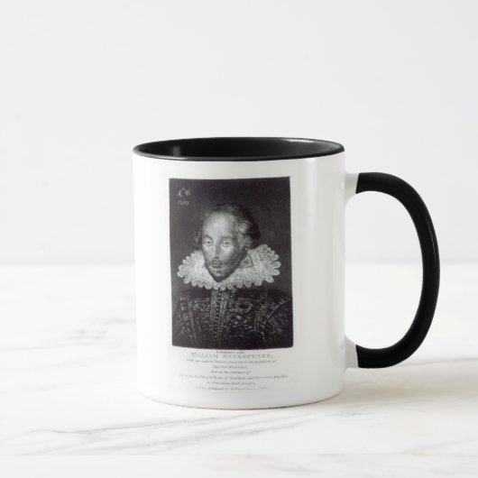 Porträt von William Shakespeare Tasse (Rechts)