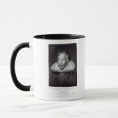 Porträt von William Shakespeare Tasse (Links)