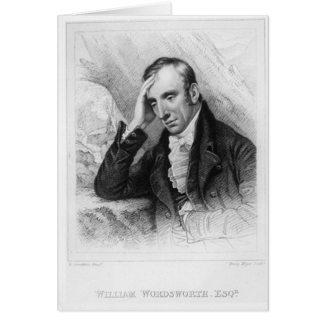 Porträt von William Wordsworth (Vorne)