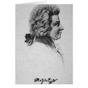 Porträt von Wolfgang Amadeus Mozart