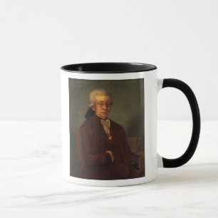Porträt von Wolfgang Amadeus Mozart 2 Tasse
