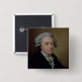 Porträt von Wolfgang Amadeus Mozart Button (Vorne & Hinten)
