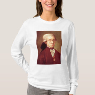 Porträt von Wolfgang Amadeus Mozart nach 1770 T-Shirt