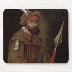 Porträt von Yermak Timofeyevich, 1700-50 Mousepad