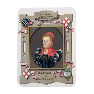 Porträt von Zählung Elizabeth Fitzgerald Magnet