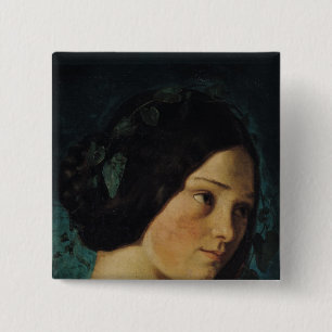 Porträt von Zelie Courbet, c.1842 Button