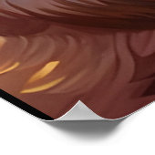 Porträt von zwei Pit Bulls Poster (Ecke)