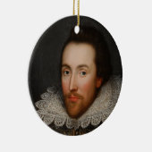 Porträt William Shakespeares Cobbe circa 1610 Keramikornament (Rechts)