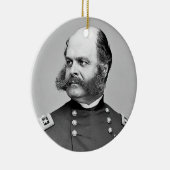 Porträt-ziviler Kriegs-General Ambrose E. Burnside Keramikornament (Rechts)