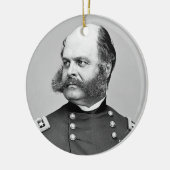 Porträt-ziviler Kriegs-General Ambrose E. Burnside Keramikornament (Links)