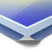 Porträtansicht der Stiefmütterchen Poster (Ecke)