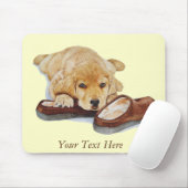 Porträtbild eines Hundes von Golden Rente Mousepad (Mit Mouse)