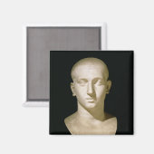 Porträtbüste von Kaiser Severus Alexander Magnet (Vorderseite/Rückseite)