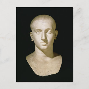 Porträtbüste von Kaiser Severus Alexander Postkarte