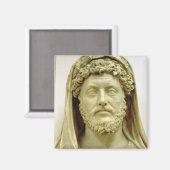 Porträtbüste von Marcus Aurelius Magnet (Vorderseite/Rückseite)