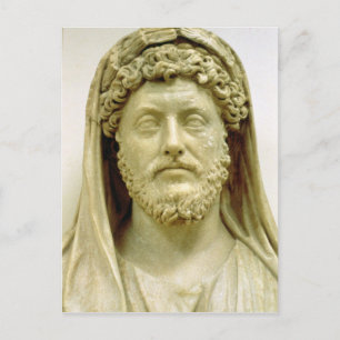 Porträtbüste von Marcus Aurelius Postkarte