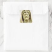 Porträtbüste von Marcus Aurelius Quadratischer Aufkleber (Tasche)