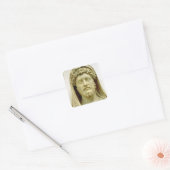 Porträtbüste von Marcus Aurelius Quadratischer Aufkleber (Umschlag)