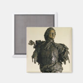 Porträtbüste von Peter I, 1723-29 Magnet (Vorderseite/Rückseite)