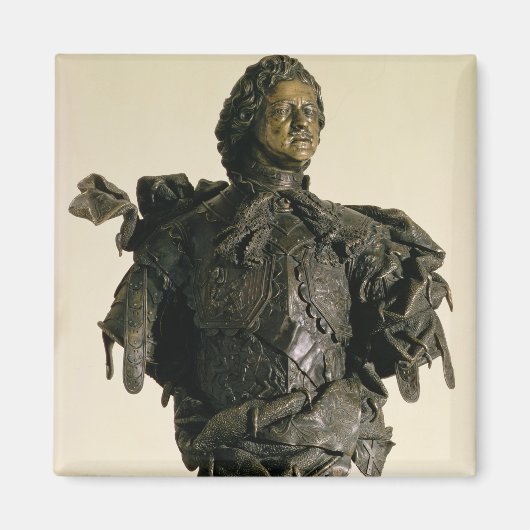 Porträtbüste von Peter I, 1723-29 Magnet (Vorne)