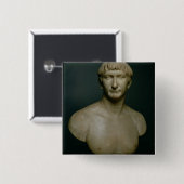 Porträtfehlschlag des Kaisers Trajan (53-117 Button (Vorne & Hinten)