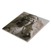 Porträtfehlschlag-Grabentlastung, römisch, Fliese (Seite)