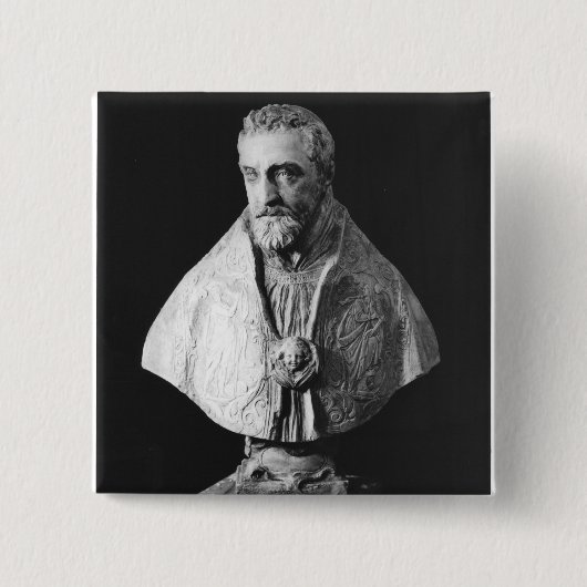 Porträtfehlschlag von Francois d'Escoubleau Button (Vorderseite)