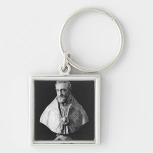 Porträtfehlschlag von Francois d'Escoubleau Schlüsselanhänger
