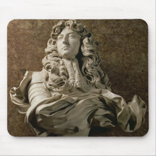 Porträtfehlschlag von Louis XIV (1638-1715), 1665 Mousepad