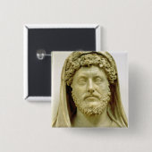 Porträtfehlschlag von Marcus Aurelius Button (Vorne & Hinten)