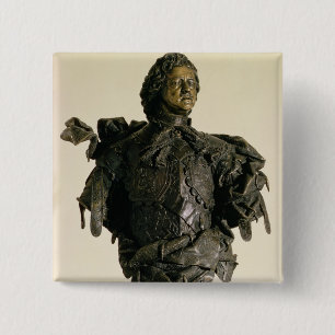 Porträtfehlschlag von Peter I, 1723-29 Button