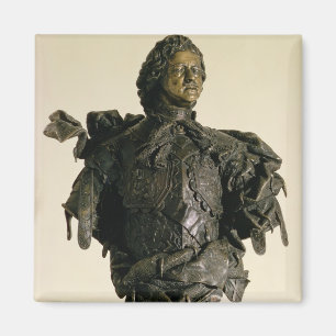 Porträtfehlschlag von Peter I, 1723-29 Magnet
