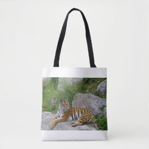 Porträtfoto eines Sibirischen Tigers Tasche