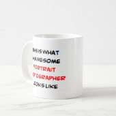 Porträtfotograf, phantastisch kaffeetasse (Vorderseite Links)