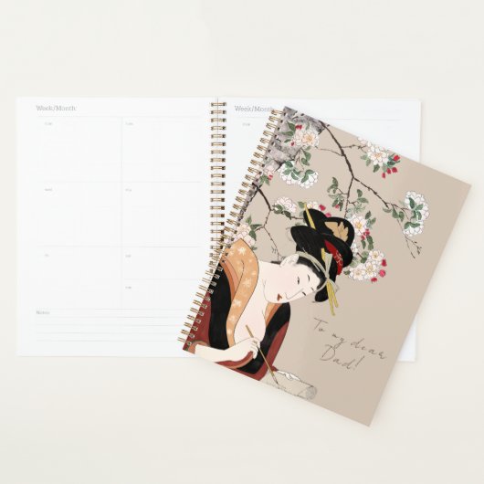 Porträtfrau aus japanischem Holz Planer (Anzeige)