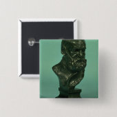 Porträtkopf von Victor Hugo (1802-85) (Bronze) Button (Vorne & Hinten)