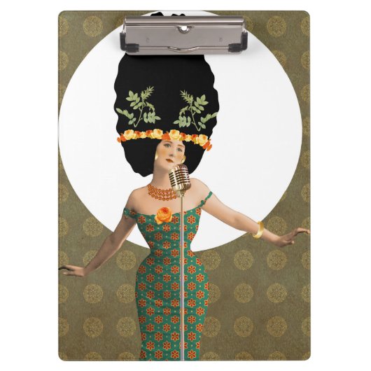 Porträtkunst Klemmbrett (Vorderseite)