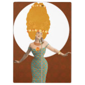 Porträtkunst Klemmbrett (Rückseite)