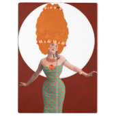 Porträtkunst Klemmbrett (Rückseite)