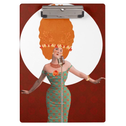 Porträtkunst Klemmbrett (Vorderseite)