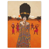 Porträtkunst Klemmbrett (Rückseite)