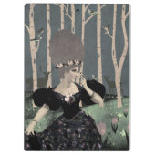 Porträtkunst Klemmbrett (Rückseite)