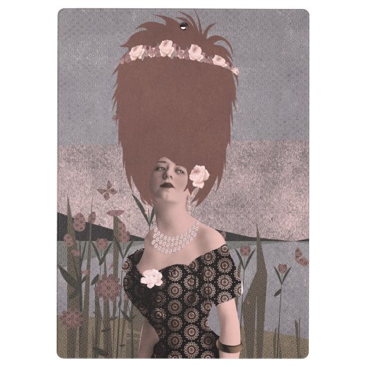 Porträtkunst Klemmbrett (Rückseite)